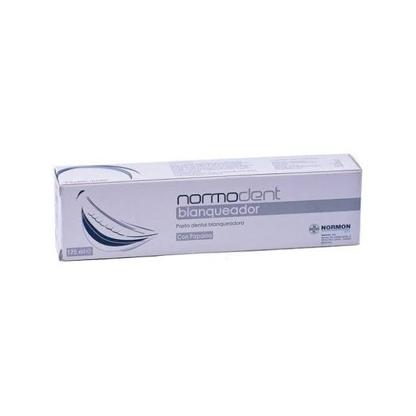 normodent blanqueador pasta dental 125 ml