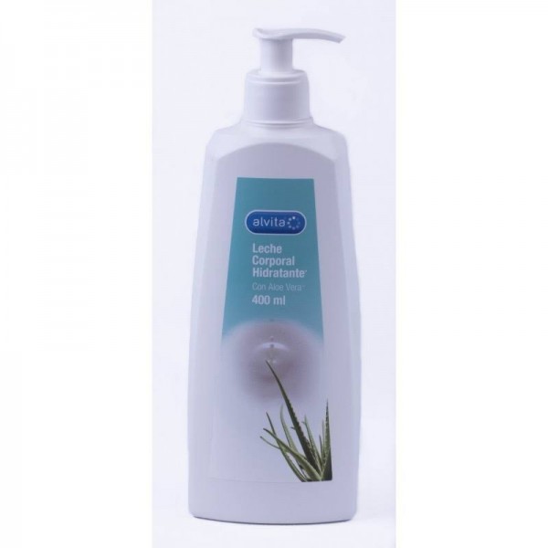 alvita leche corporal hidratante con aloe vera 400 ml