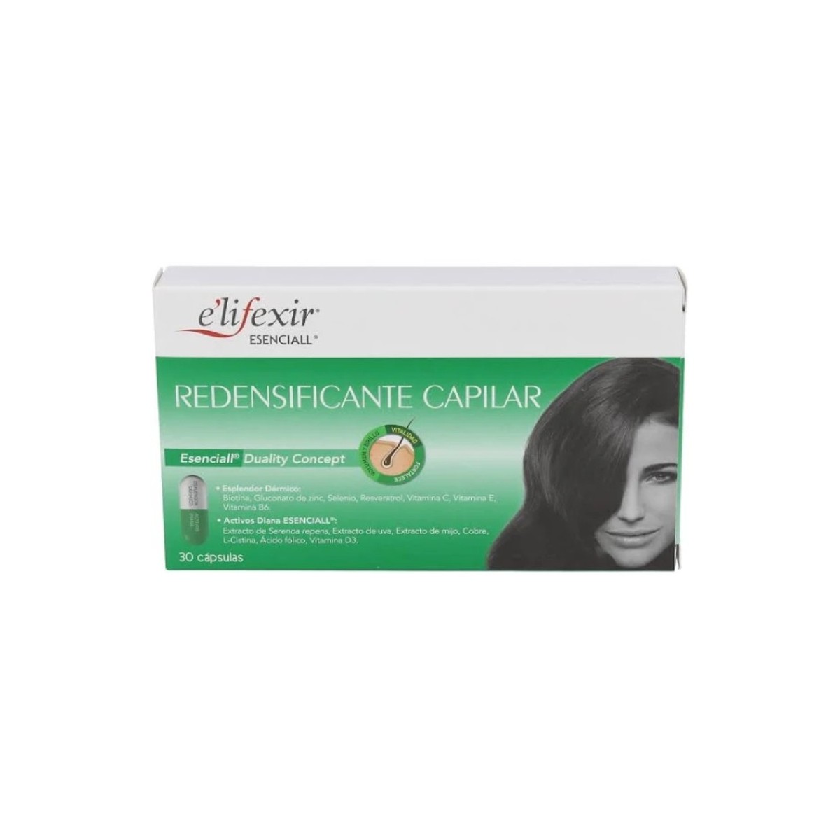 elifexir esenciall redensificante capilar 30 capsulas