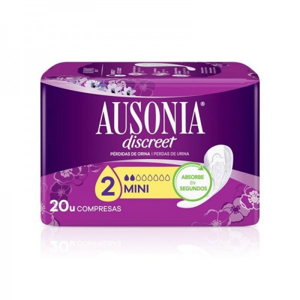 ausonia compresas discreet 20 mini