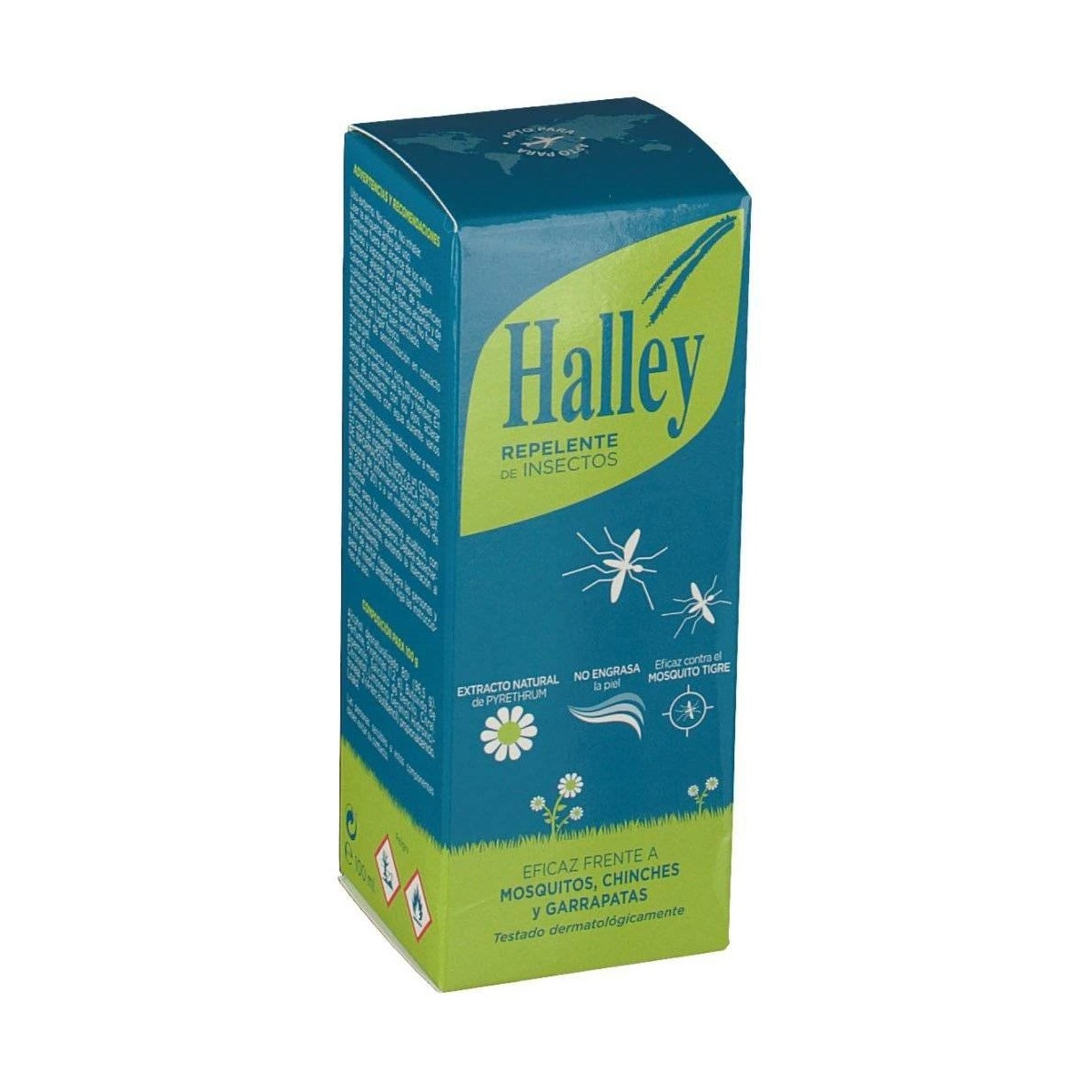 halley repelente insectos 100 ml