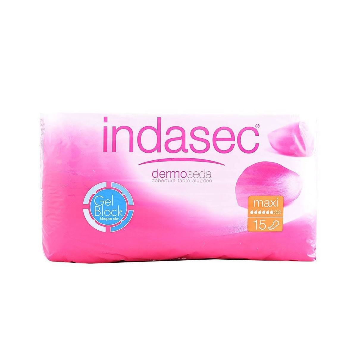 indasec dermoseda maxi 15 compresas