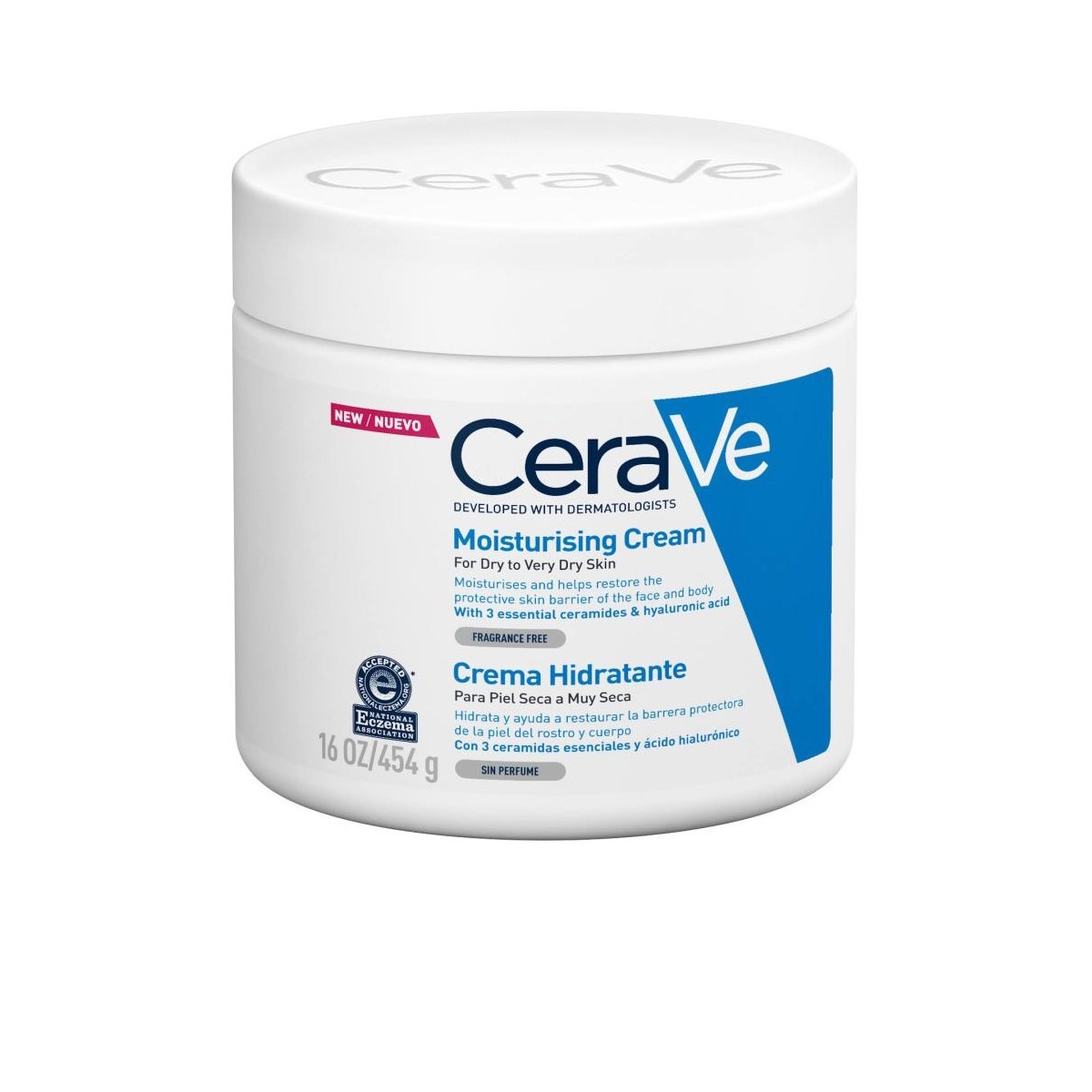 cerave crema hidratante de 454 g